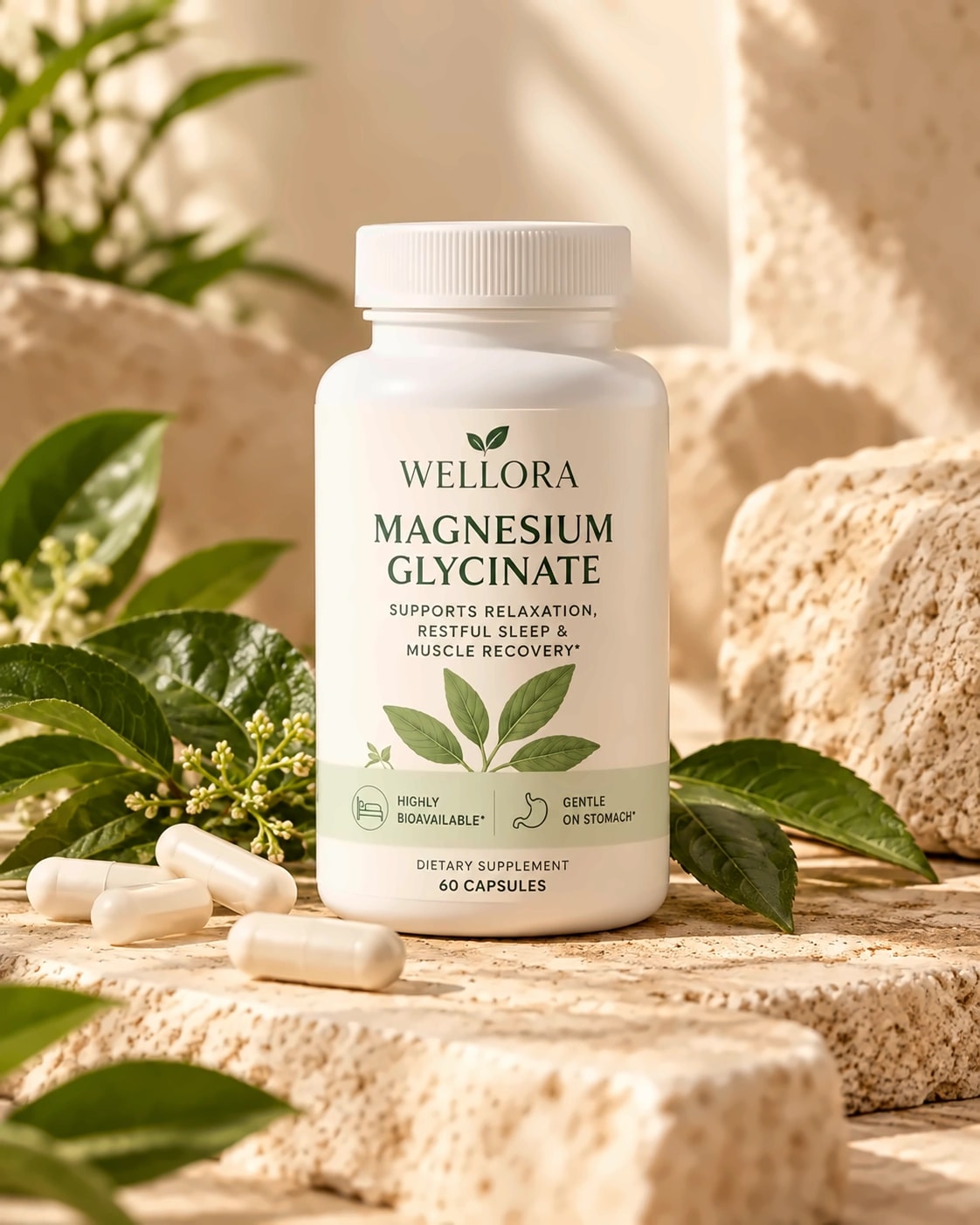 Wellora Magnesium Glycinate bottle